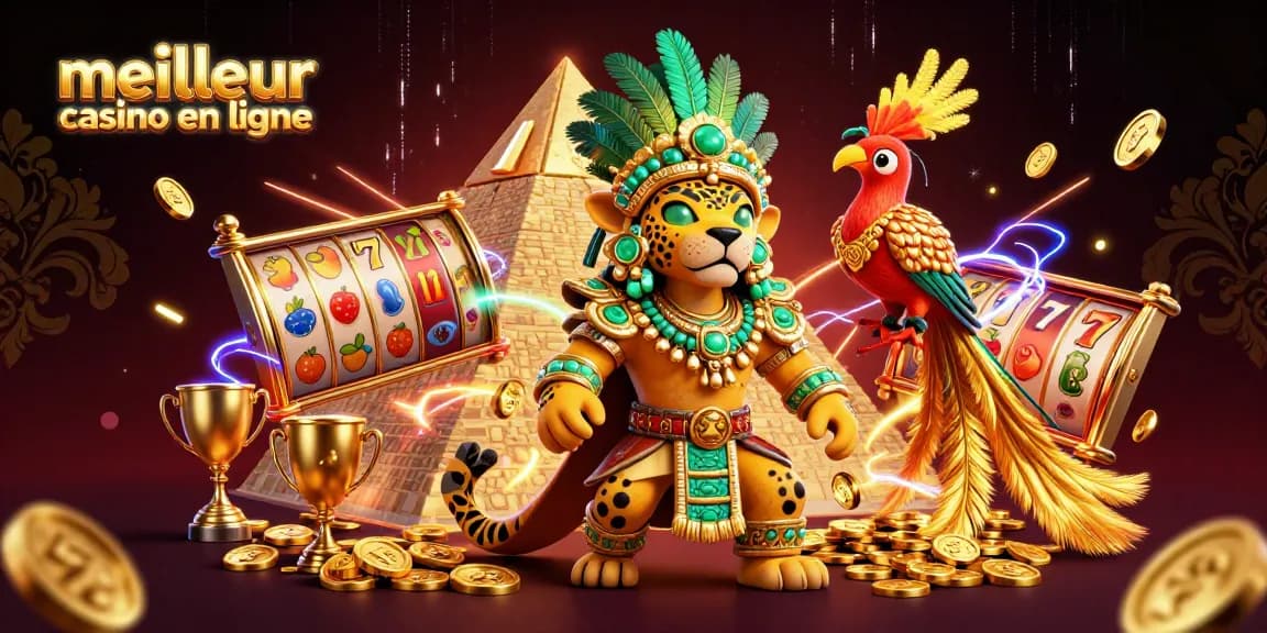 Visualisez le meilleur casino en ligne avec un prêtre jaguar et des rouleaux de machines à sous.