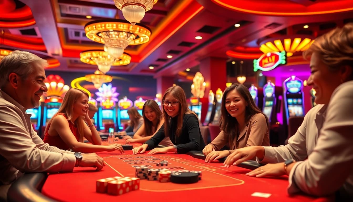 Engaging casino scene on reddit highlights vibrant gaming and player excitement.