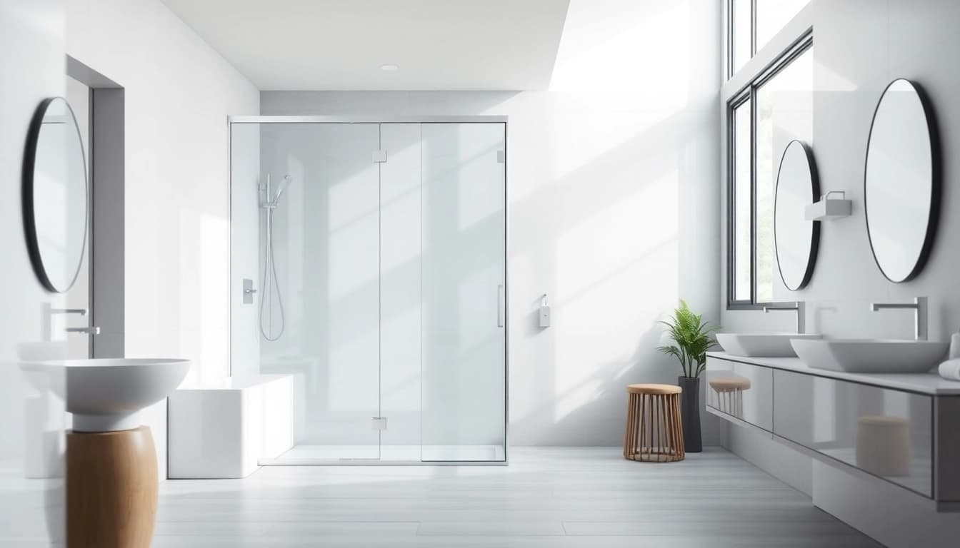 Explore stylish shower sliding doors enhancing modern bathroom aesthetics.