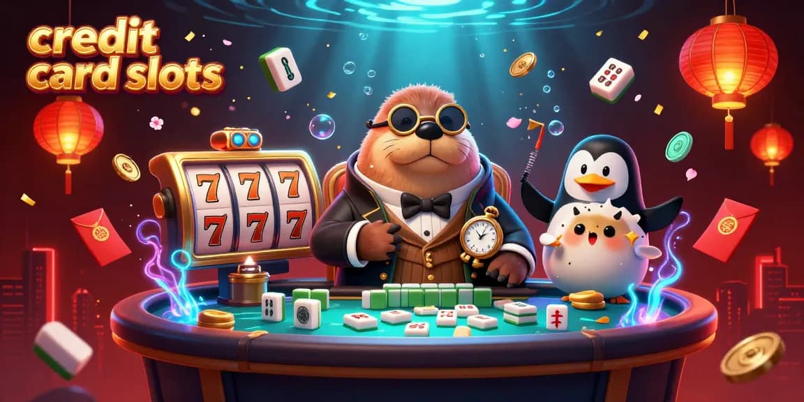 Engage with immersive credit card slots in a vibrant underwater casino illustration.