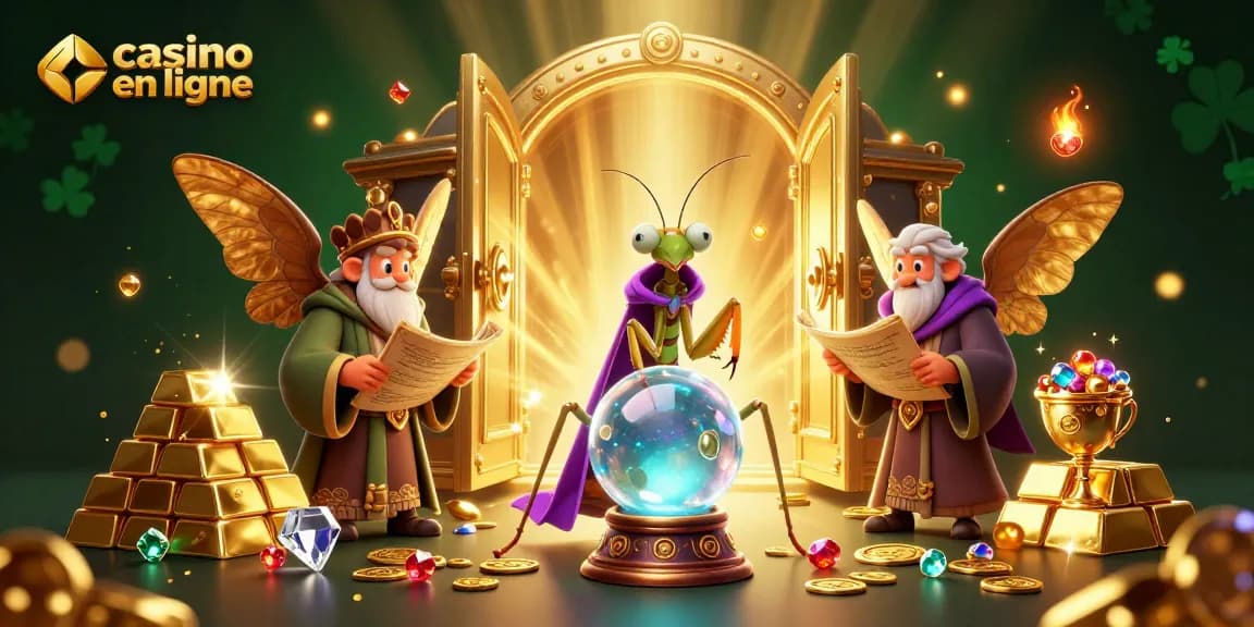 Plongez dans l'univers de casino en ligne avec notre illustration captivante de la fortune.