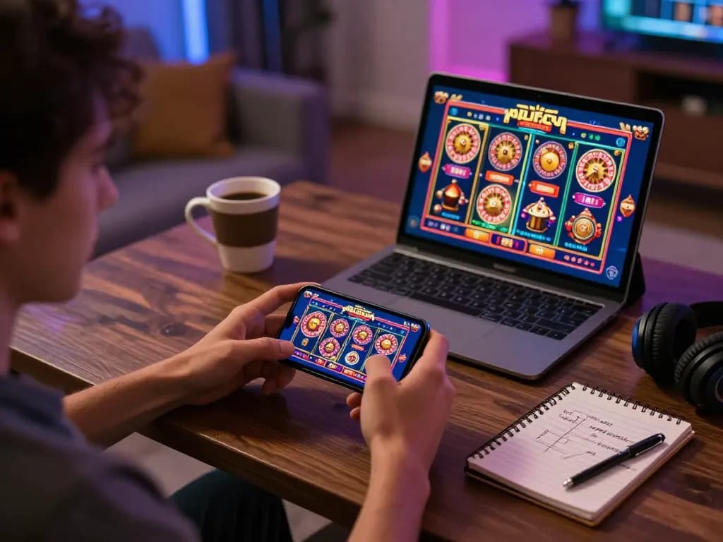 Engaging with casino online senza registrazione on a smartphone showcasing vibrant game graphics and live dealer.