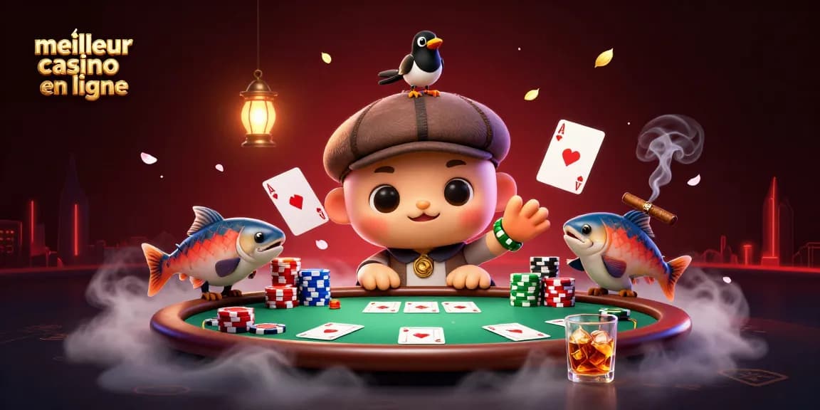 Plongez dans le meilleur casino en ligne avec Nessie, une pie et des saumons dans un décor riche.