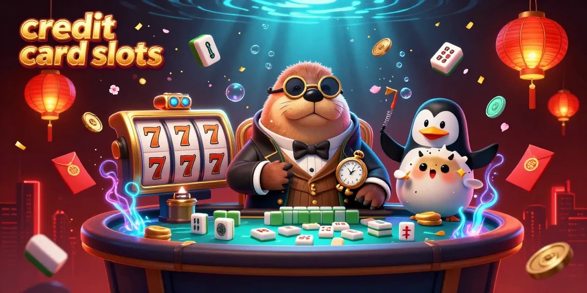 Engage with immersive credit card slots in a vibrant underwater casino illustration.