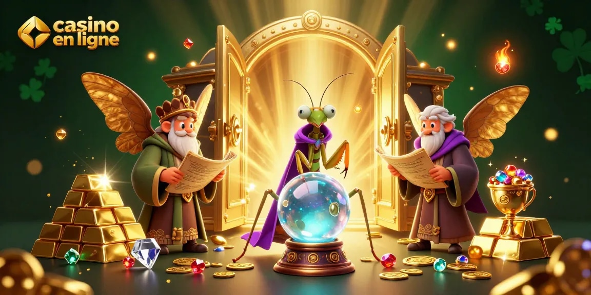 Plongez dans l'univers de casino en ligne avec notre illustration captivante de la fortune.