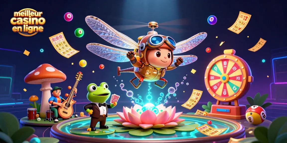 Dévoilez vos chances au meilleur casino en ligne avec une scène vibrante et animée.