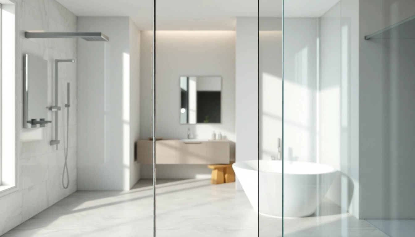 Discover shower screens semi frameless elegantly displayed in a modern bathroom.