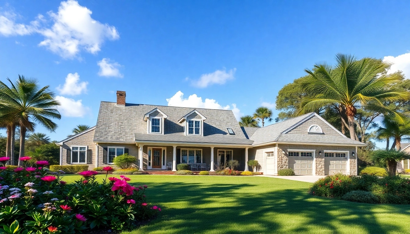 Cape cod home addition showcasing a beautiful exterior and attached garage in a beachy setting.