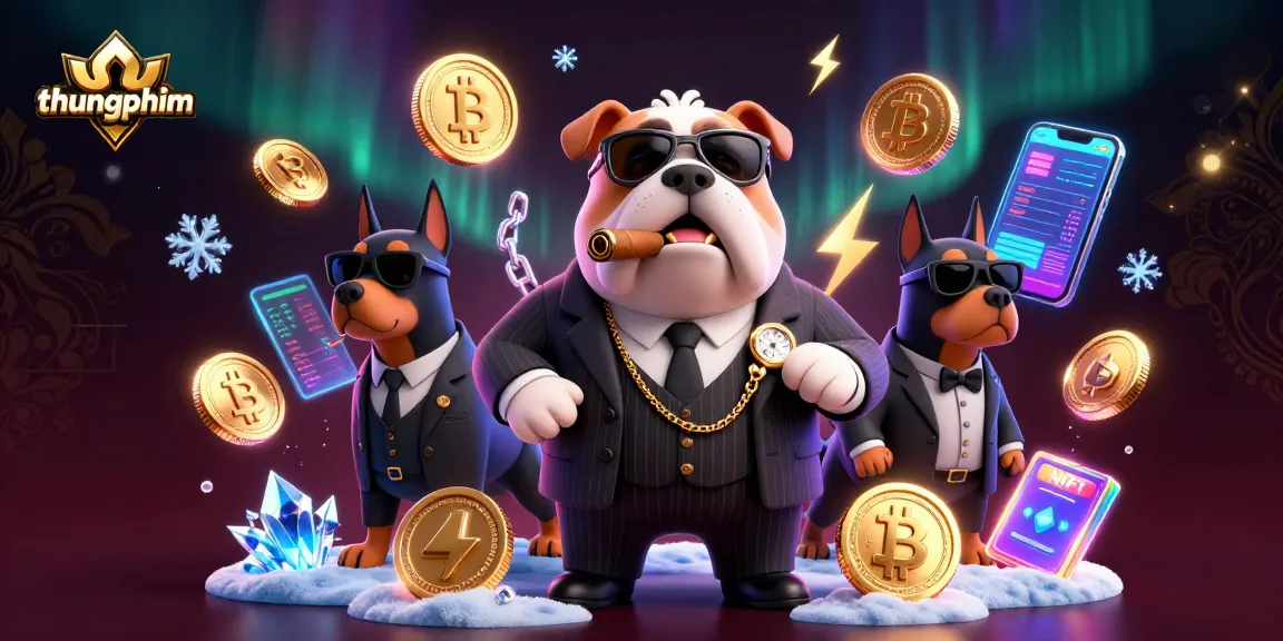Engage with thungphim in a vibrant casino world of animated mafia bosses and crypto elements.