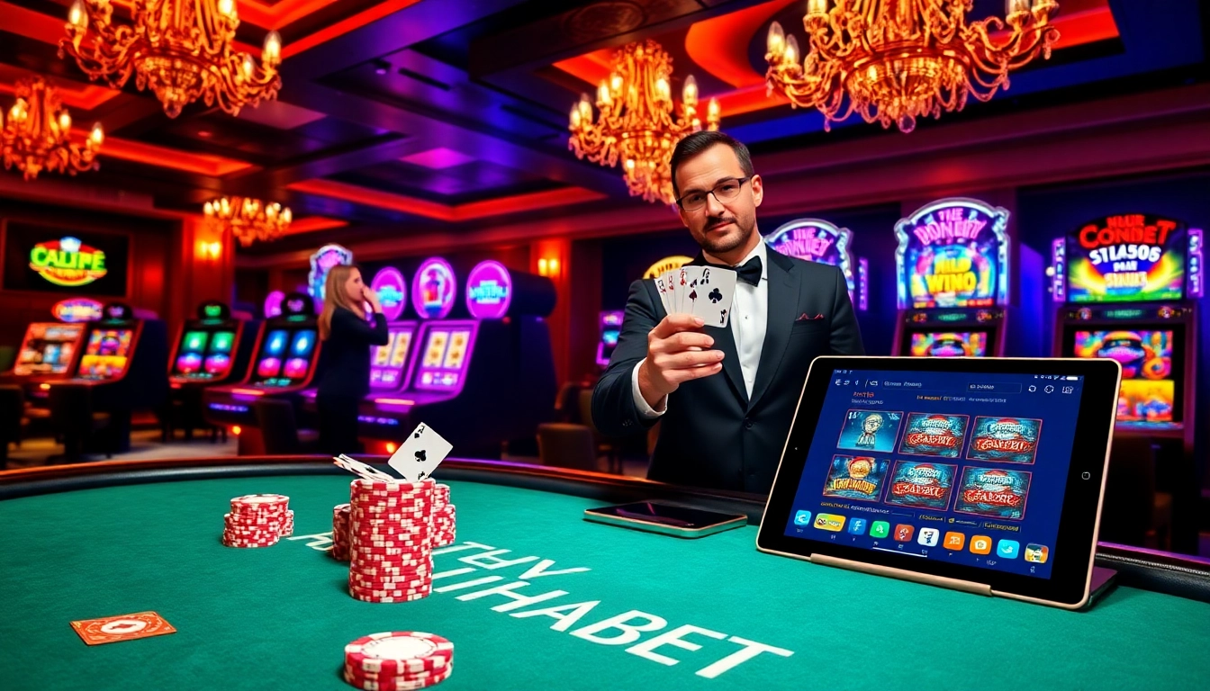 Experience the thrill of winning at THABET casino with vibrant poker action and dazzling slots.