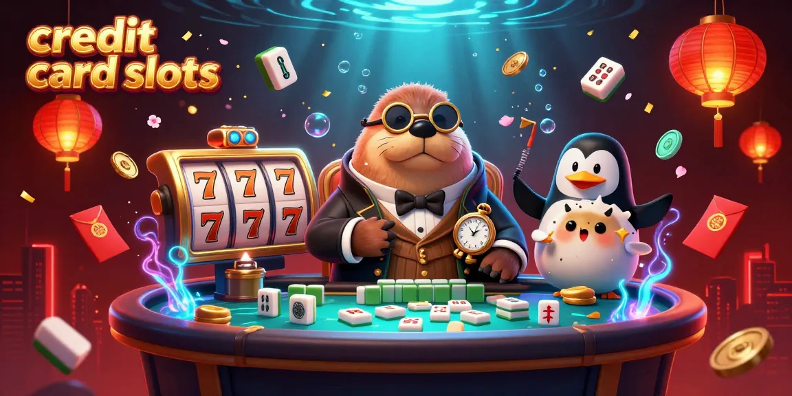 Engage with immersive credit card slots in a vibrant underwater casino illustration.