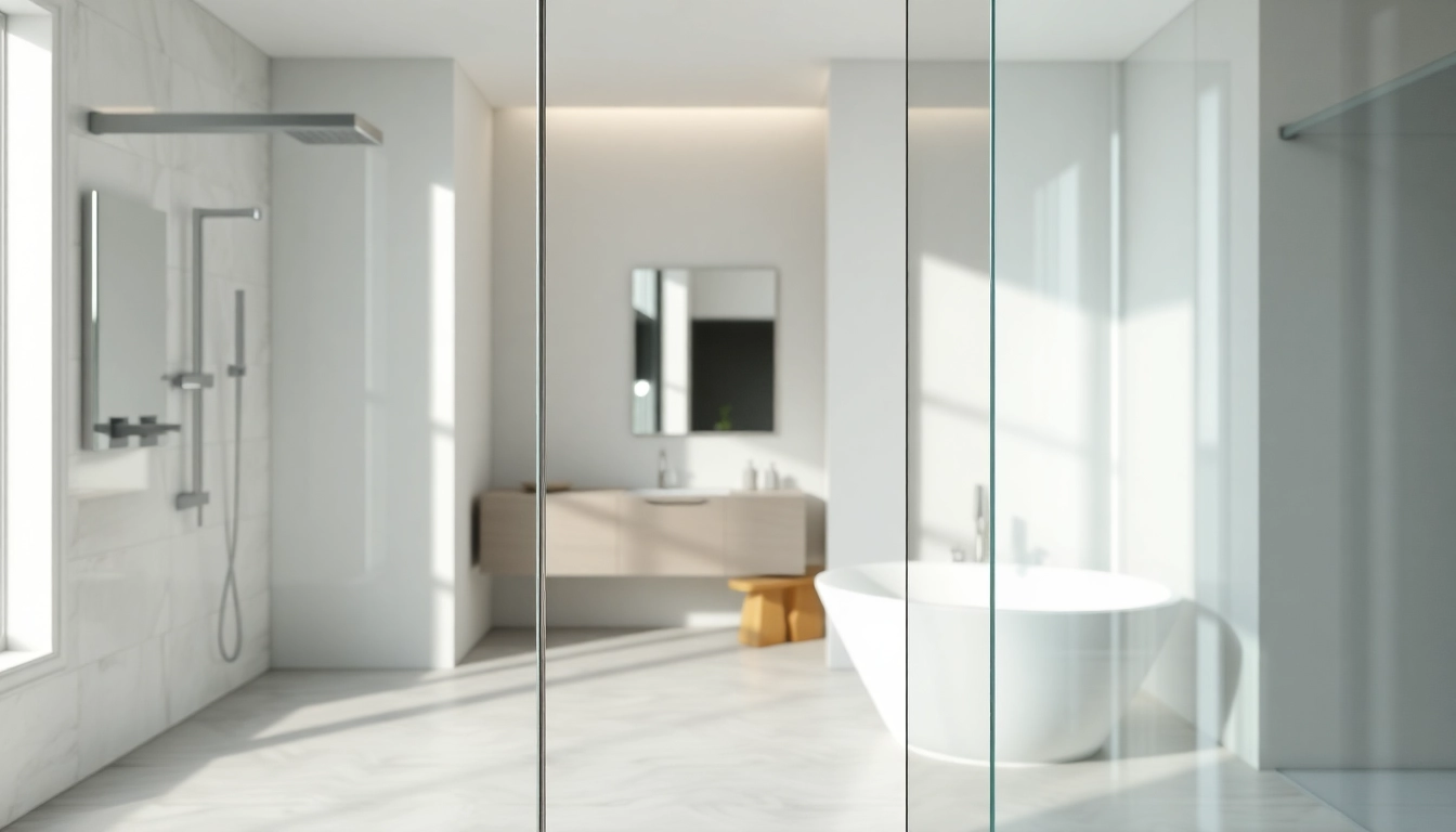 Discover shower screens semi frameless elegantly displayed in a modern bathroom.