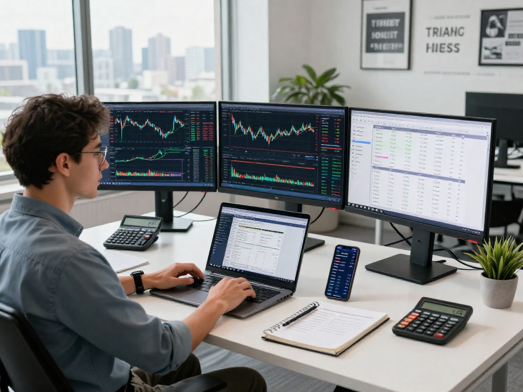 TradingView charts and analytics displayed in a modern trading workspace with professional trader tools.