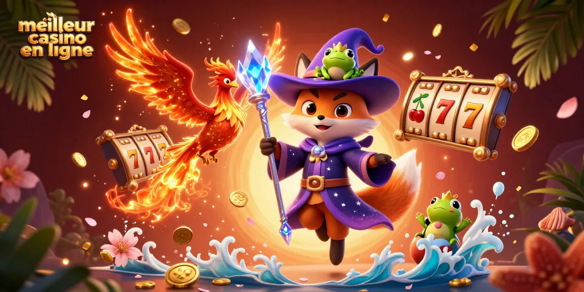Jouez dans le meilleur casino en ligne avec un renard sorcier et des éléments de jeux captivants.