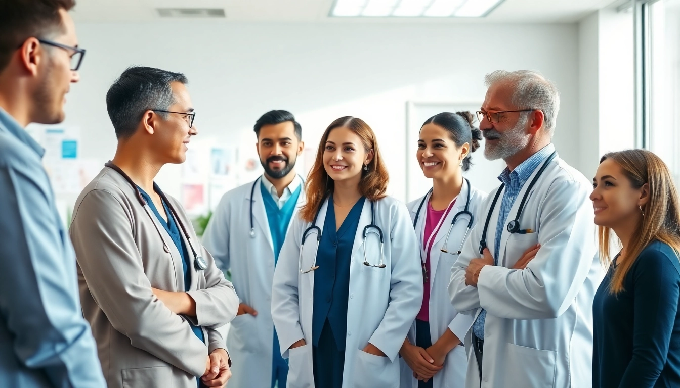 Consultation at a preventive health clinic Sydney highlighting diverse healthcare professionals