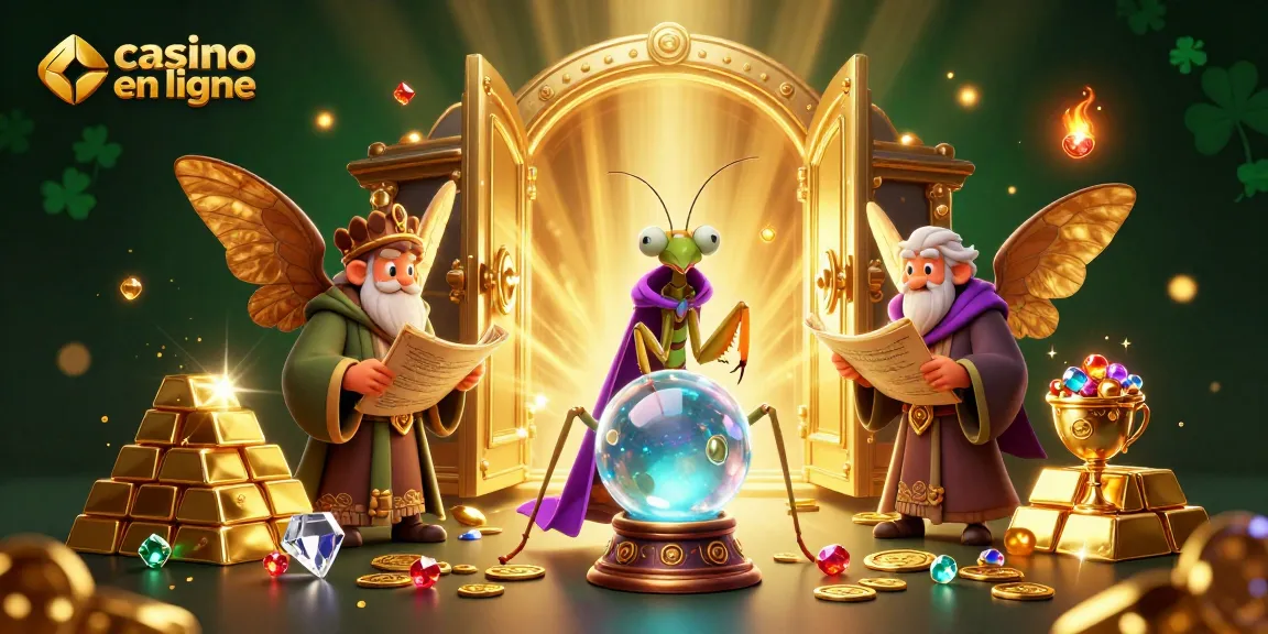 Plongez dans l'univers de casino en ligne avec notre illustration captivante de la fortune.