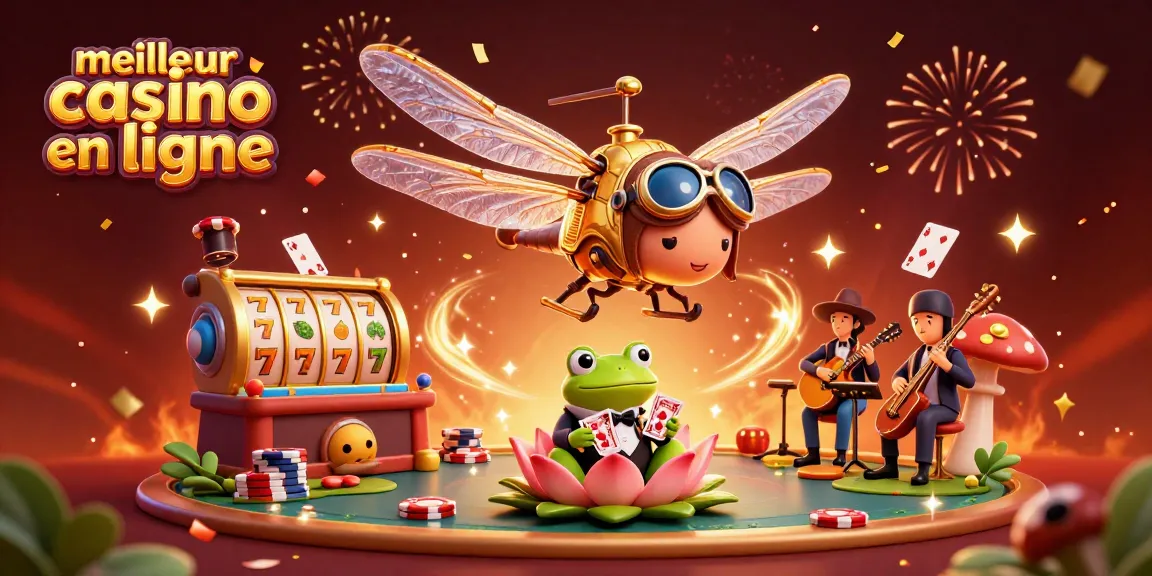 Profitez des jeux au meilleur casino en ligne avec des croupiers divertissants et des éléments de fête colorés.