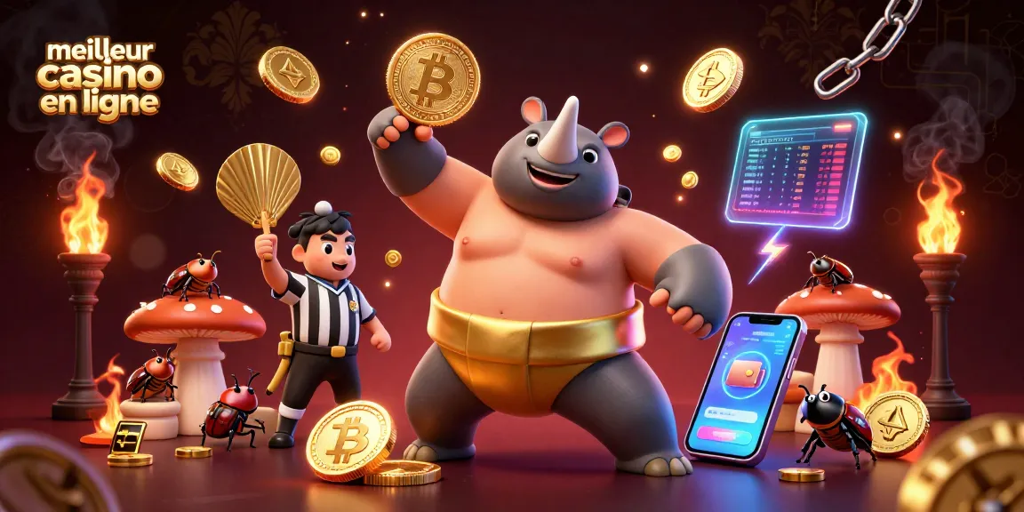 Vivez l'excitation avec le meilleur casino en ligne aux côtés d'un champion sumo et d'un arbitre cricket.