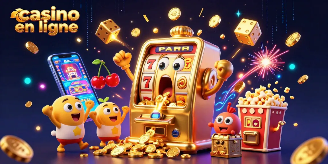 Vibrez avec le meilleur casino en ligne grâce à une machine à sous dorée qui frappe le jackpot!