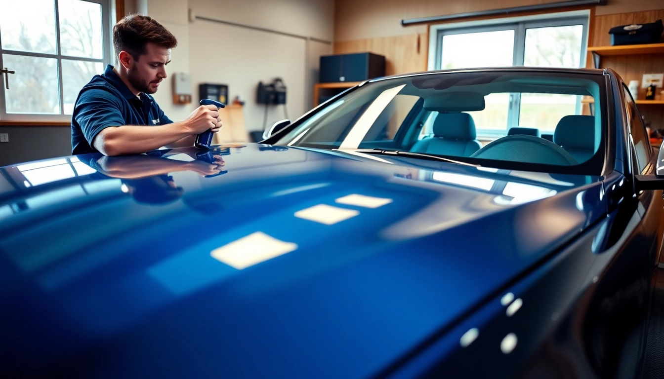 Surprise someone special with a Christmas car detailing gift in a bright, polished garage setting.