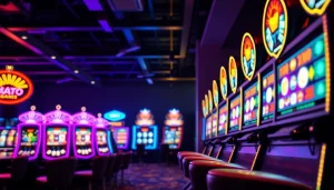 Main gameplay of istana777 bet on a vibrant slot machine with dynamic visuals.