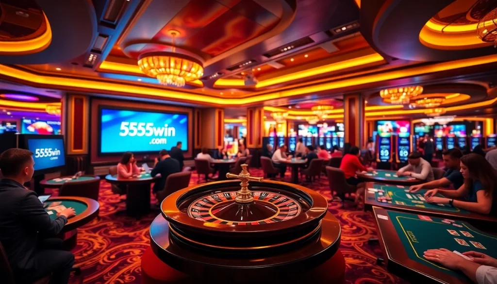 Experience thrilling gameplay at 555win com with vibrant casino action and exciting table games.