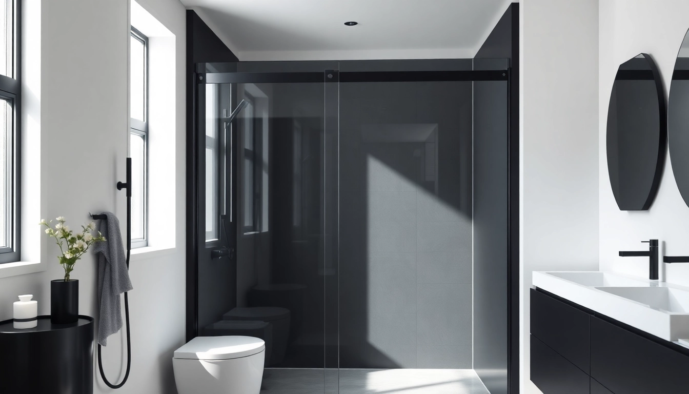 Elevate Your Space with a Stylish Black Shower Door