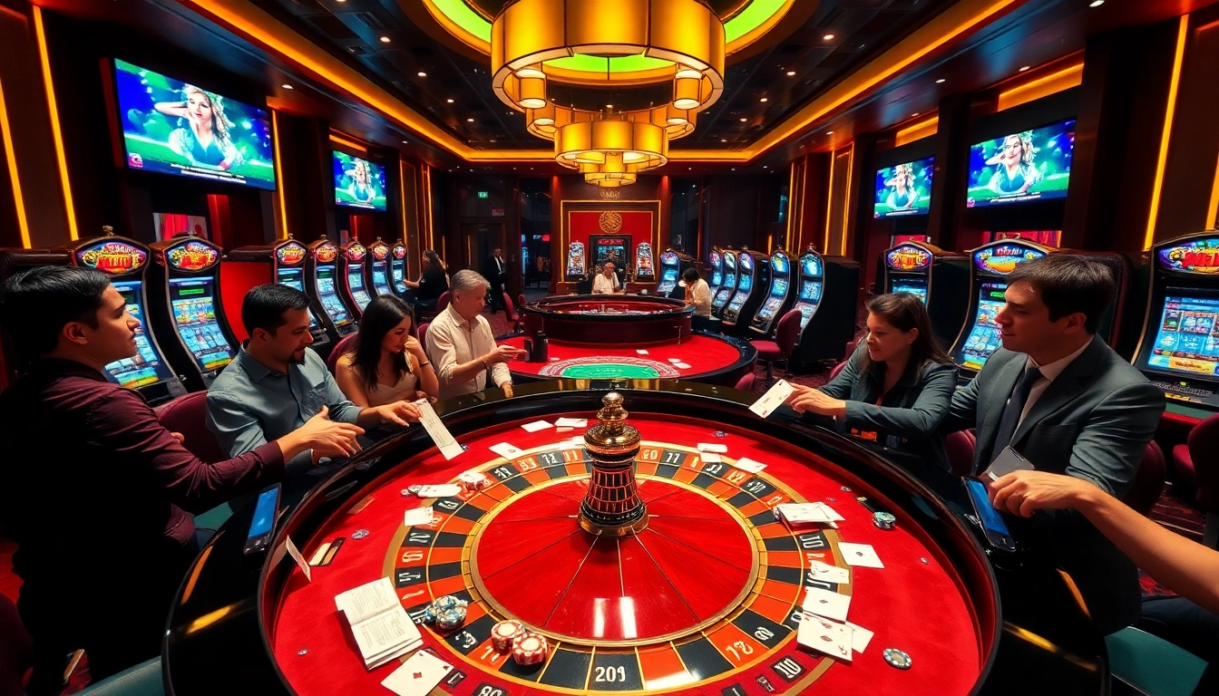 Découvrez l'excitation du meilleure casino en ligne avec des tables de jeu vibrantes et une atmosphère palpitante.