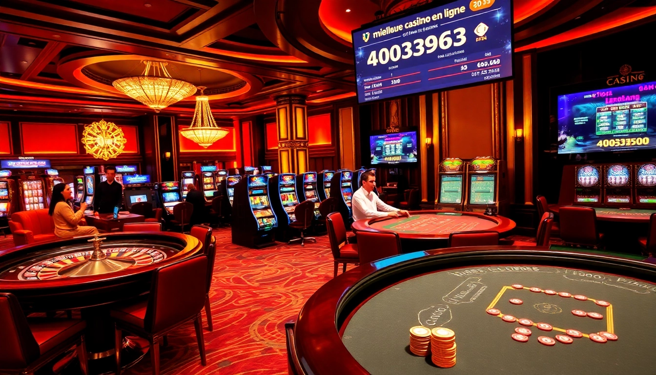 Vivez le frisson du meilleur casino en ligne avec des tables de jeu élégantes et des machines à sous vibrantes.