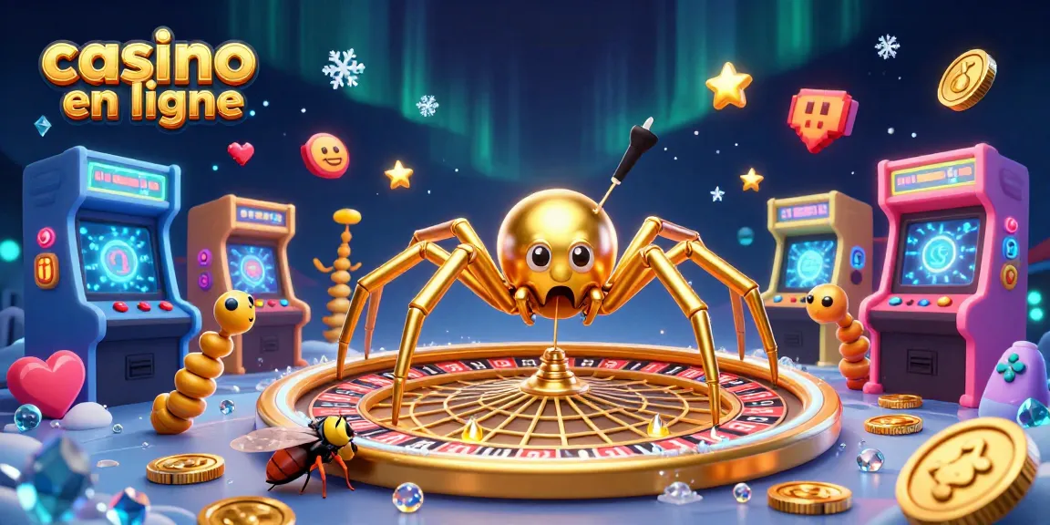 Jouez au casino en ligne avec la toile dorée de la roulette et la croupière centipède animée.