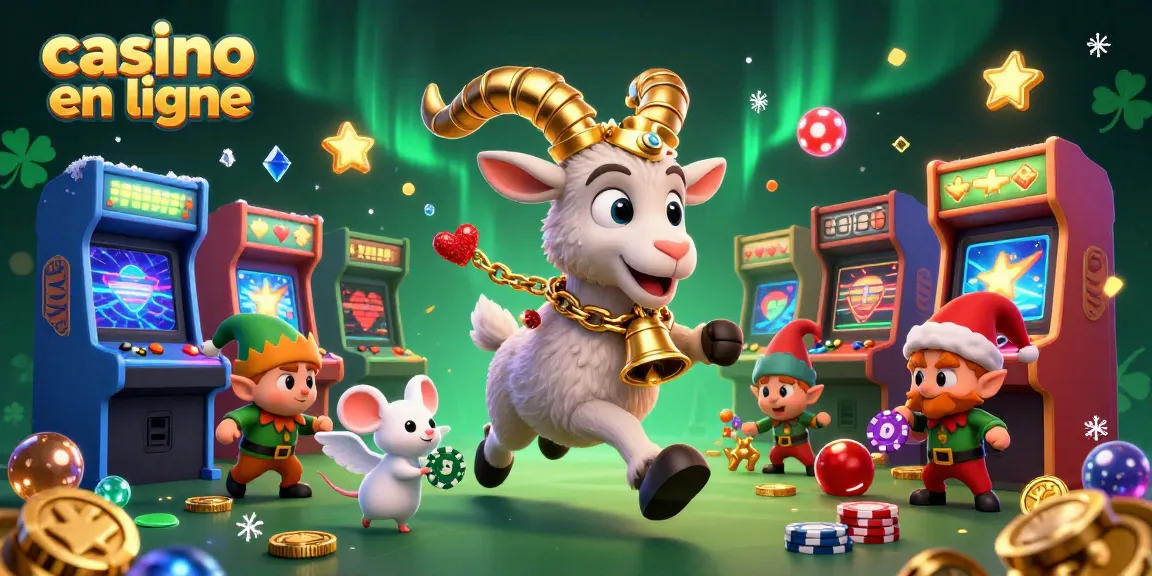 Le jeu animé casino en ligne avec un Krampus, une souris ange et des gremlins