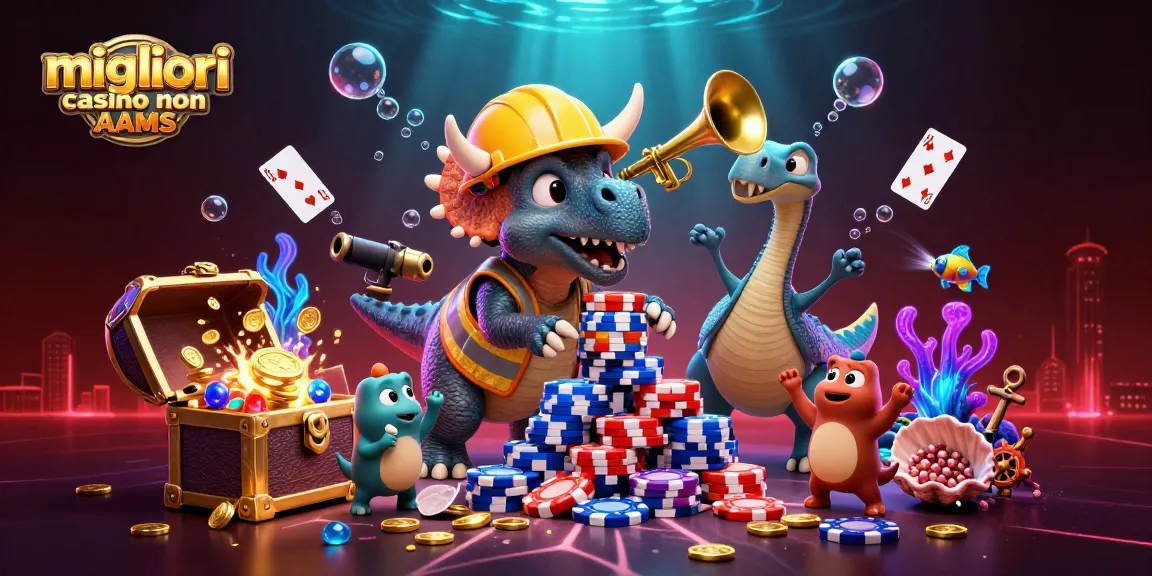 Giochiamo nei migliori casino non AAMS con triceratopo e celebrazioni cartoon.