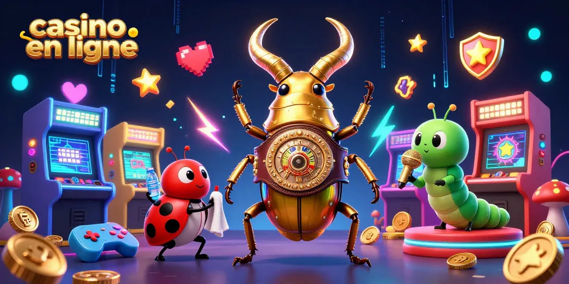 Jouez au casino en ligne avec des machines à sous et une ambiance scintillante.