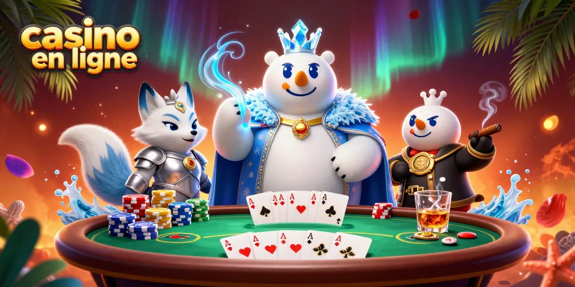 Jouez à des machines à sous dans un casino en ligne vibrant avec des personnages colorés et des éléments de jeu animés.
