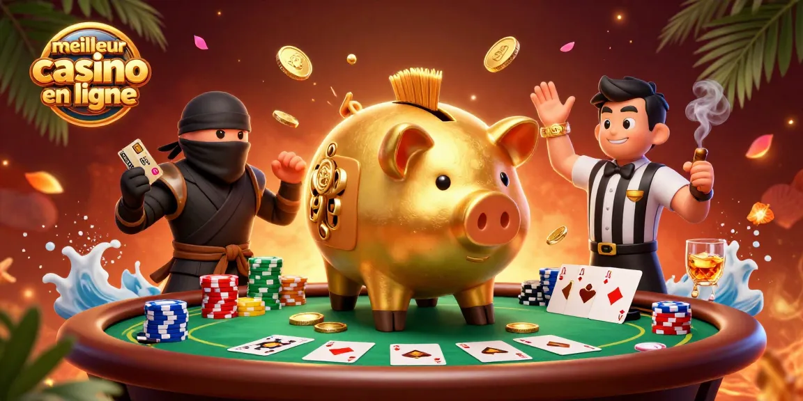 Affrontez le meilleur casino en ligne avec une illustration dynamique de personnages de jeu captivants.
