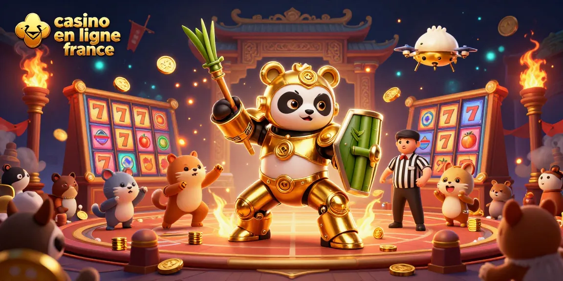 Vivez l'action des jeux au casino en ligne France avec un panda mécano captivant!