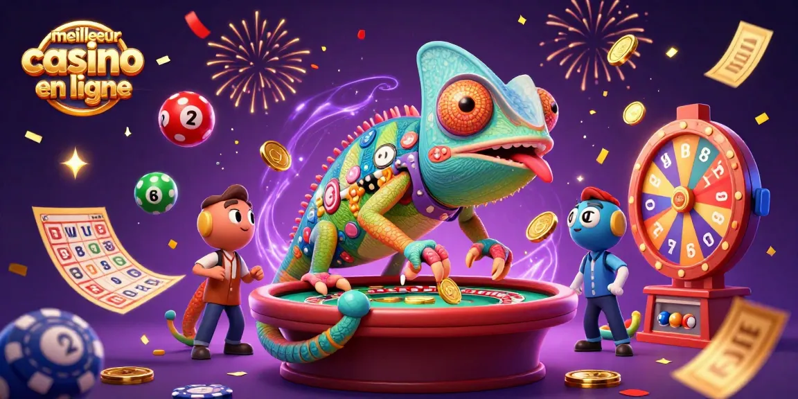 Le meilleur casino en ligne offre de l'excitation avec un caméléon amusant, des ballons de loterie et des tickets d'or.