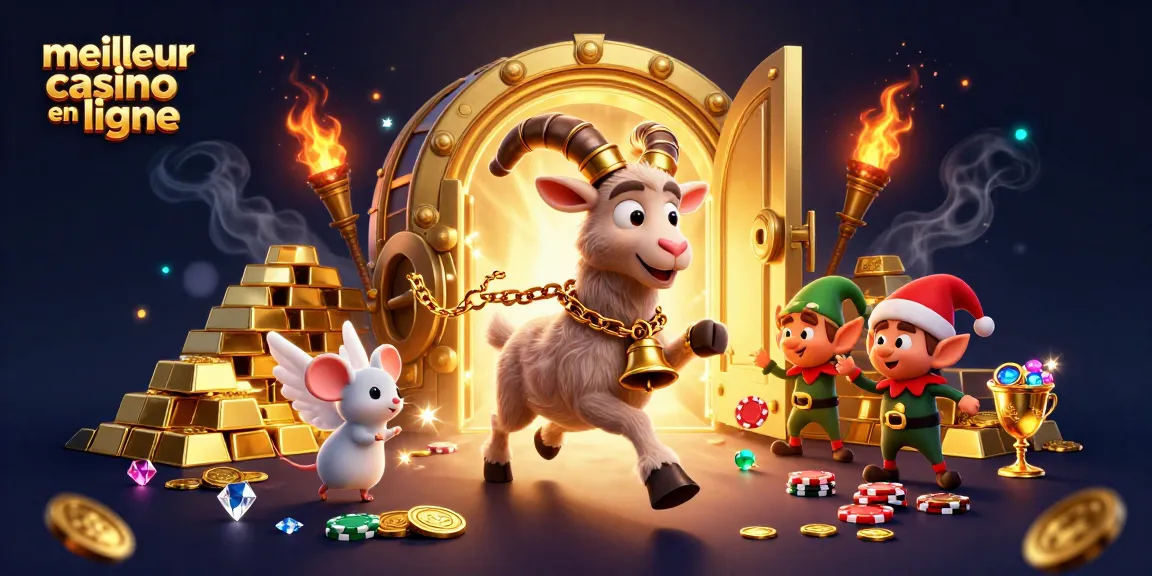 Le meilleur casino en ligne animé par un Krampus effrayant avec un petit ange et des elfes voleurs.