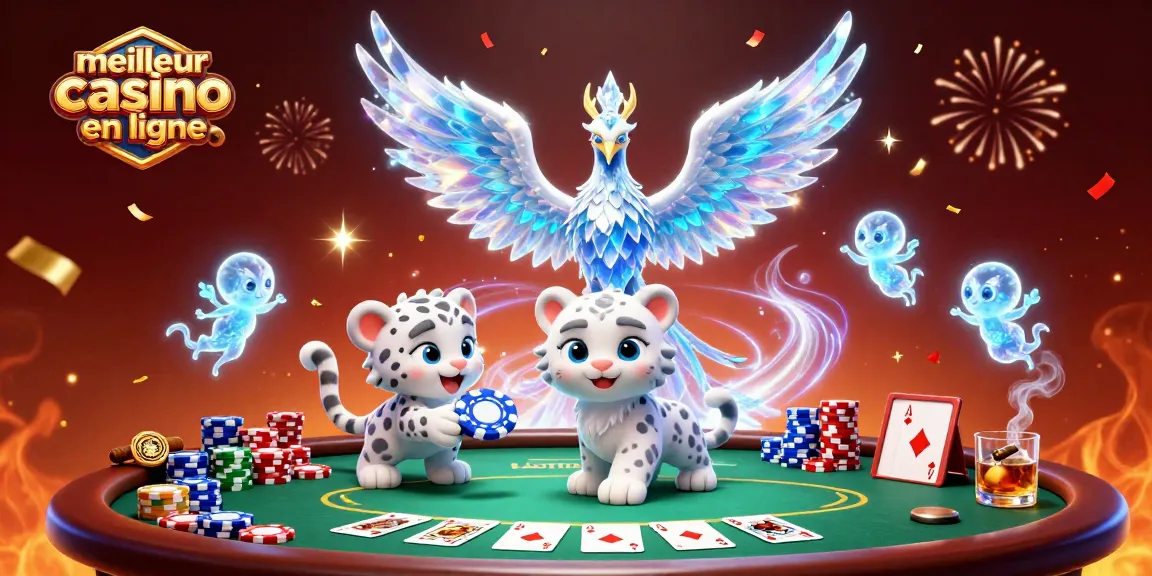 Le meilleur casino en ligne propose une expérience fascinante avec un phoenix de glace et des jetons de poker.