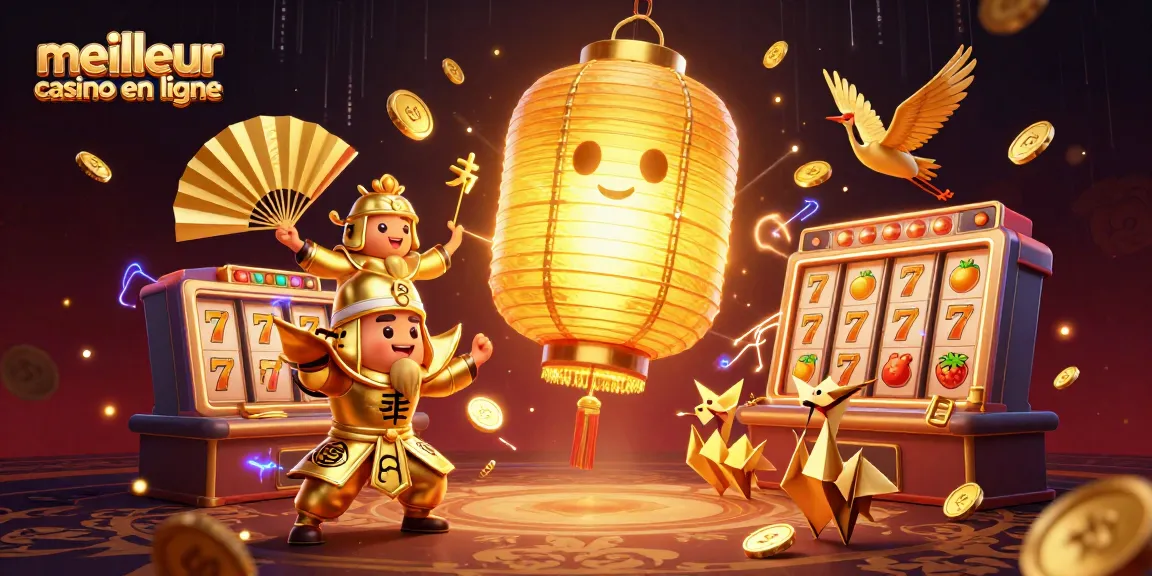 Découvrez les caractéristiques du meilleur casino en ligne avec des symboles de chance et des animations dynamiques.