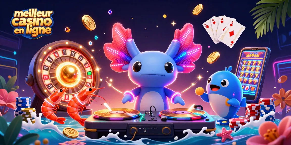 Venez découvrir le meilleur casino en ligne avec une scène dynamique de jeu captivante et des personnages colorés.